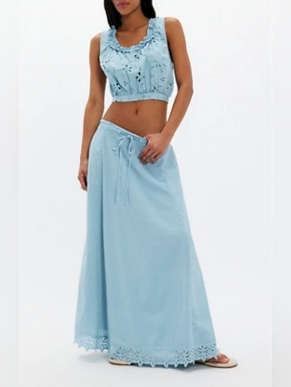 Free People Maxi Skirt With Cropped Top Set.sold Out
